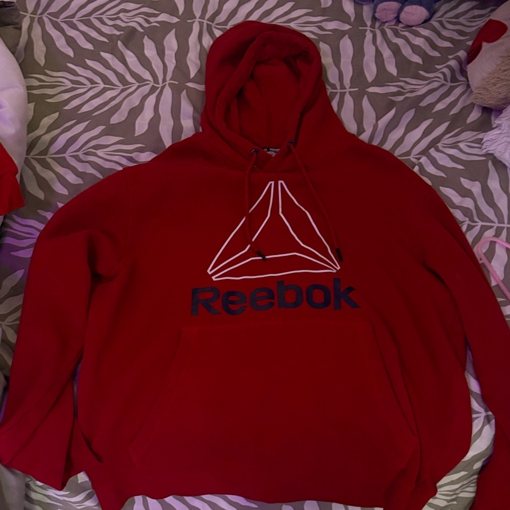 Reebok Men's Bold Red Hoodie